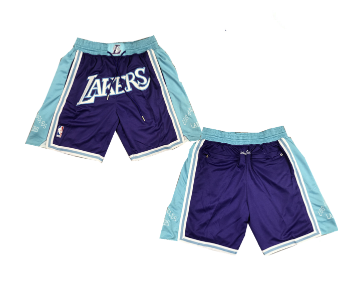 Men's Los Angeles Lakers Purple Shorts (Run Small) Men's Los Angeles Lakers Purple Shorts (Run Small)